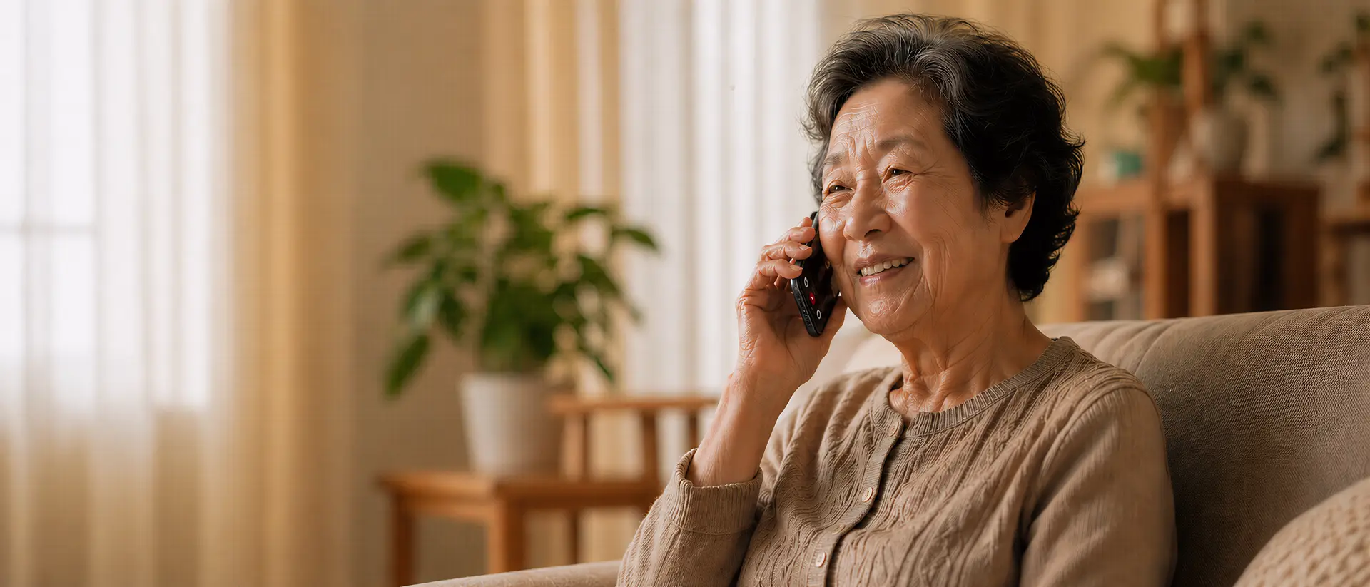 父母听见子女声音的瞬间